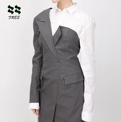 Fake two piece blazer dress  front.jpg