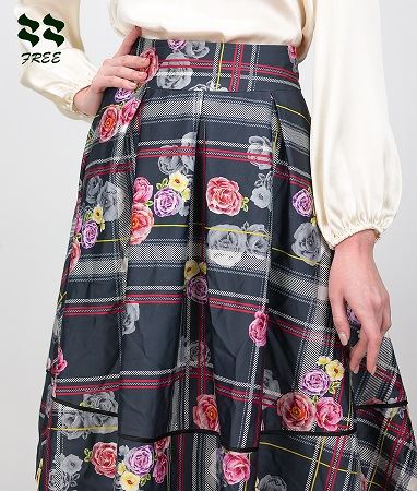 Floral Digital Print Midi Dress front detail.jpg